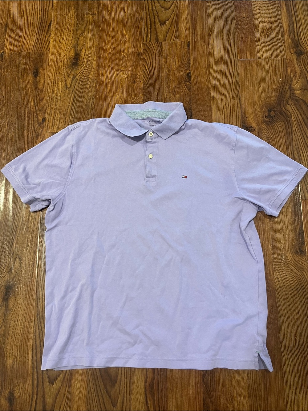 Tommy Hilfiger Men's Lavender Polo Shirt